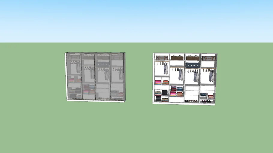 Sliding wardrobe