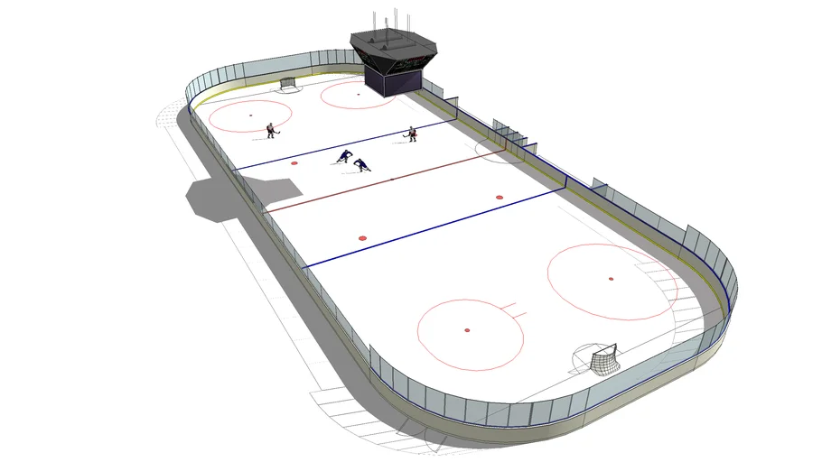 hockey rink | 3D Warehouse