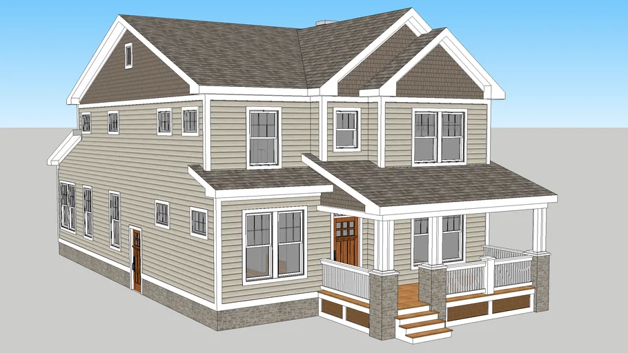 New urban neotraditional house