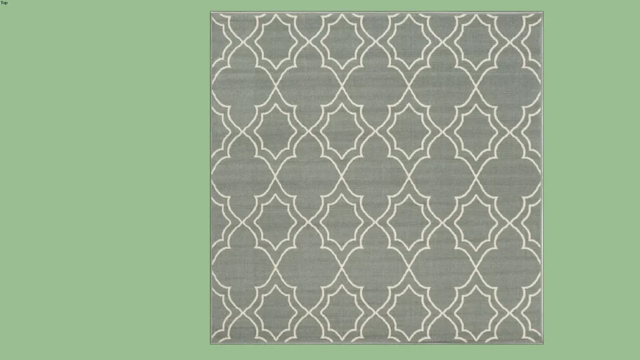 Amato Geometric Indoor / Outdoor Area Rug in Black/Camel