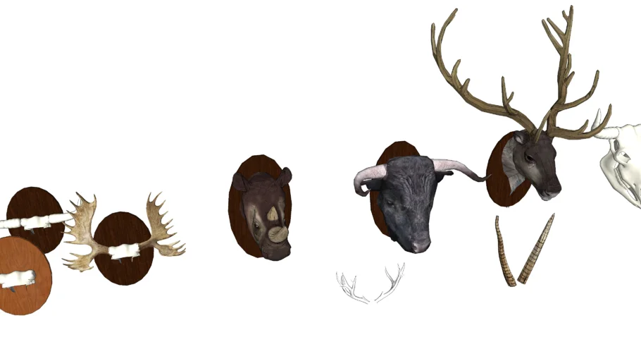 Animal Head Wall Decor