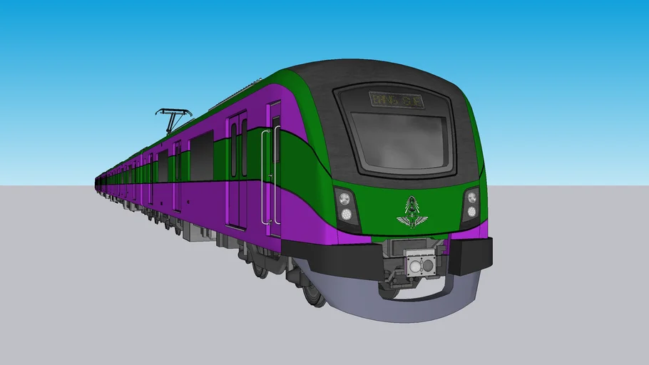 Bangkok Urban Railway North Green Expressway (fictitious line)