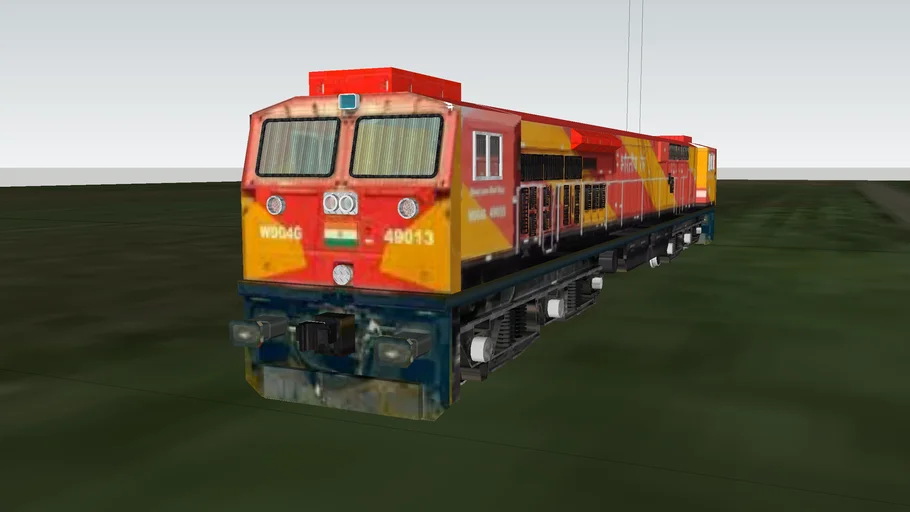 WDG 6 GE Diesel Locomotive, Indian Railway By Rajat Warang