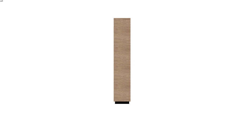 6502 Display cabinet Oakura 2-doors (Black)