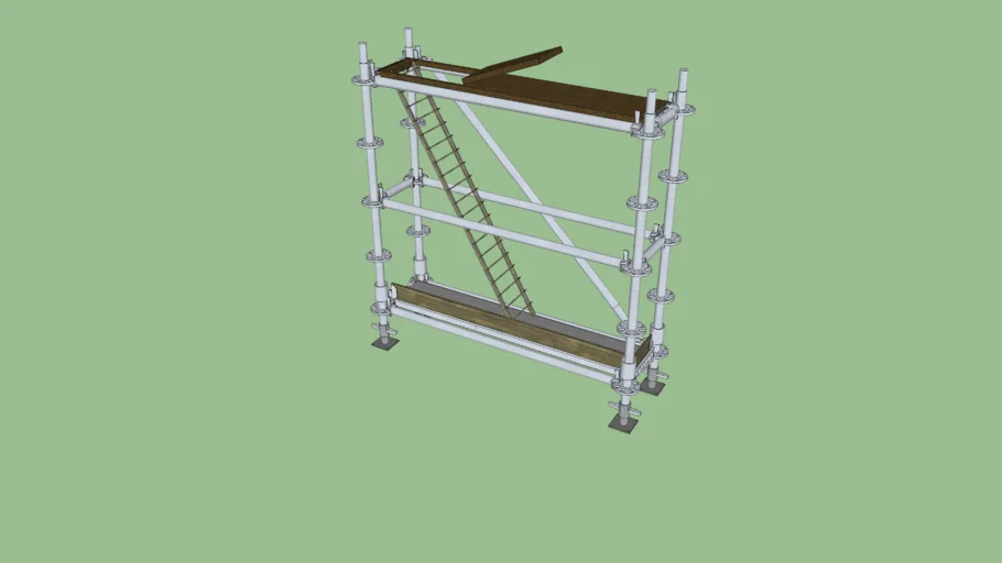 ringlock scaffold / andamio con sistema de armado de anillos