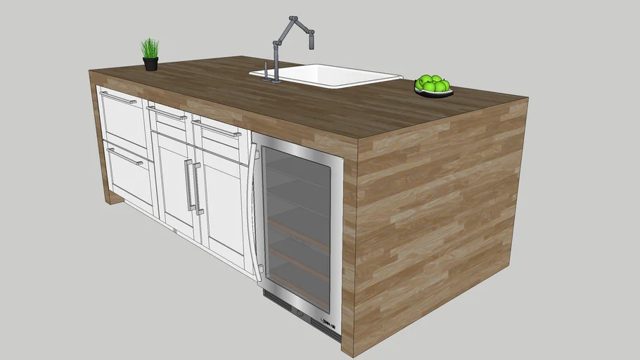 Pagati Kitchen Island
