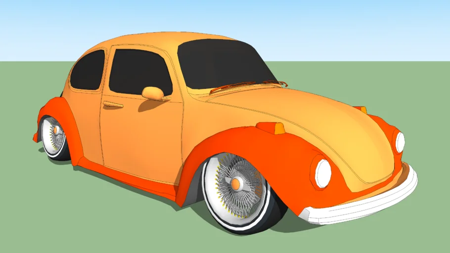 1974 VW Bug Lowrider "Just Peachy"