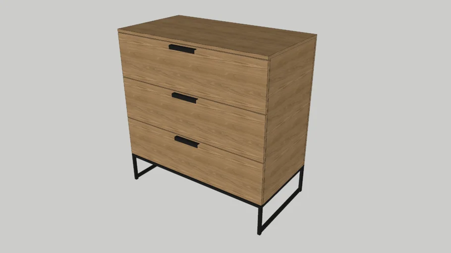 Ikea TRYSIL 3 Drawer Chest
