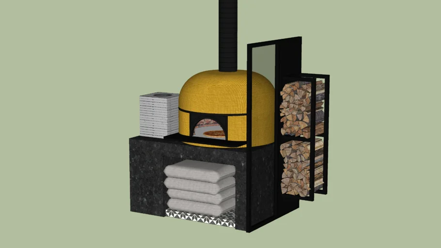 HORNO DE LEÑA (high poly)