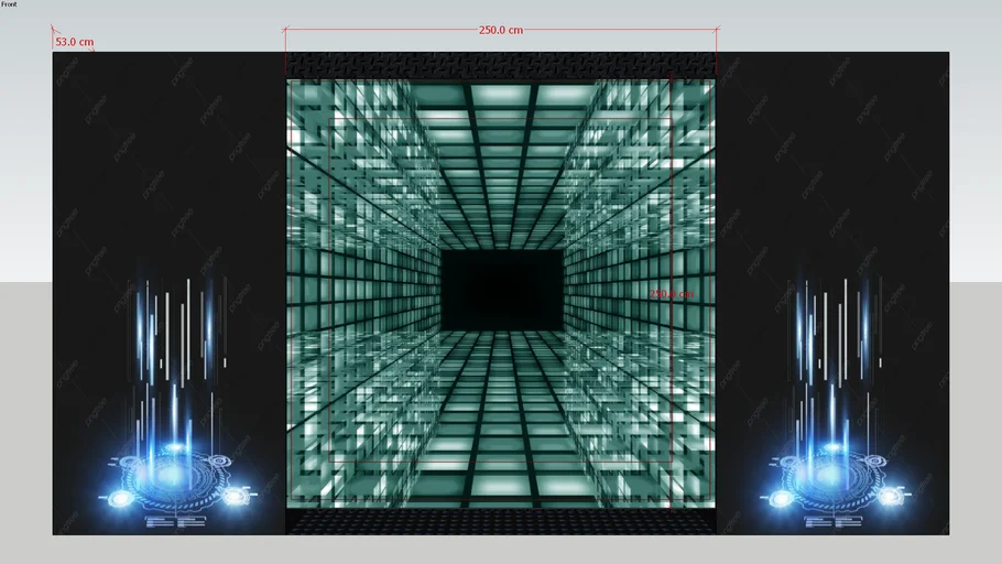 LED Wall Design for Window display