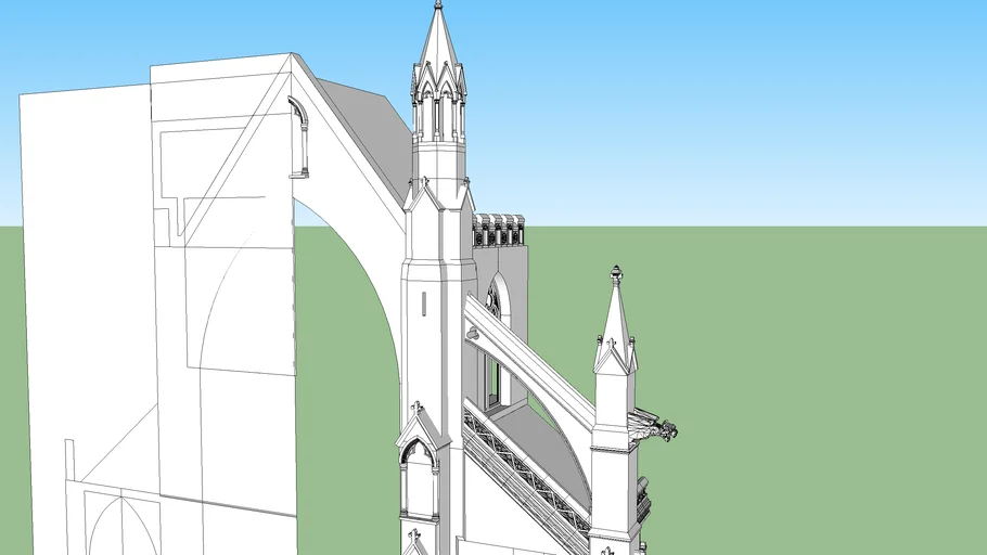 Cathedral facide 1a wip