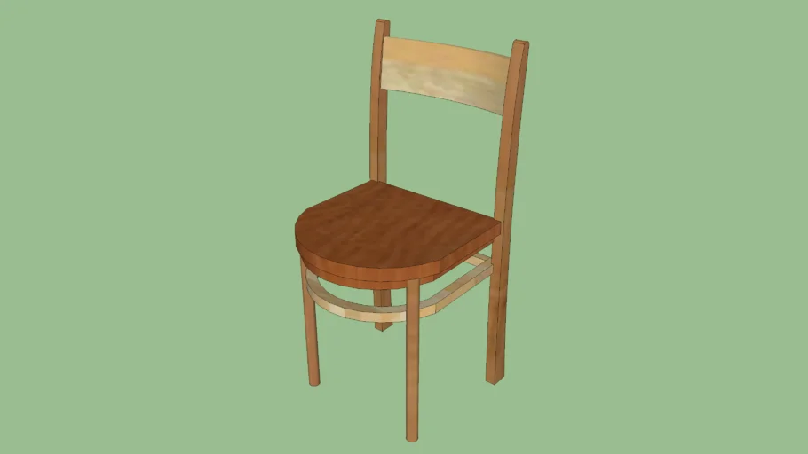 wooden school chair