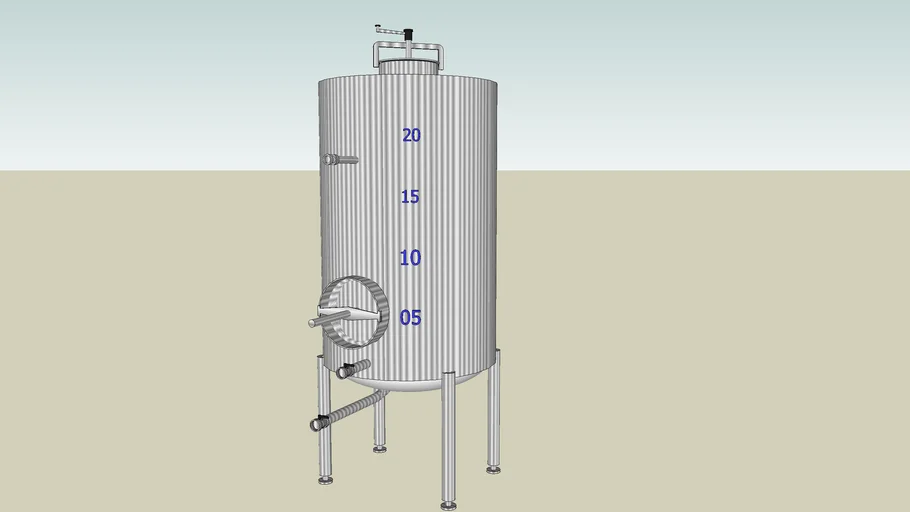 Tanque de Fermentação de Vinho