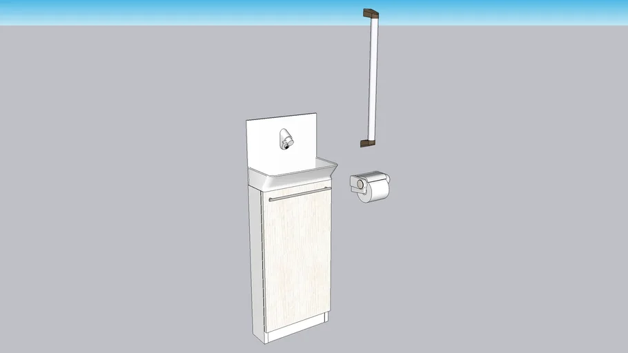 手洗い収納パナソニックトイレセット simple toilet hand wash set