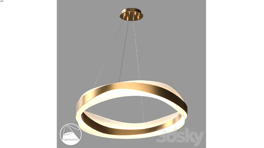 L1552 Chandelier Bezel 3dsky