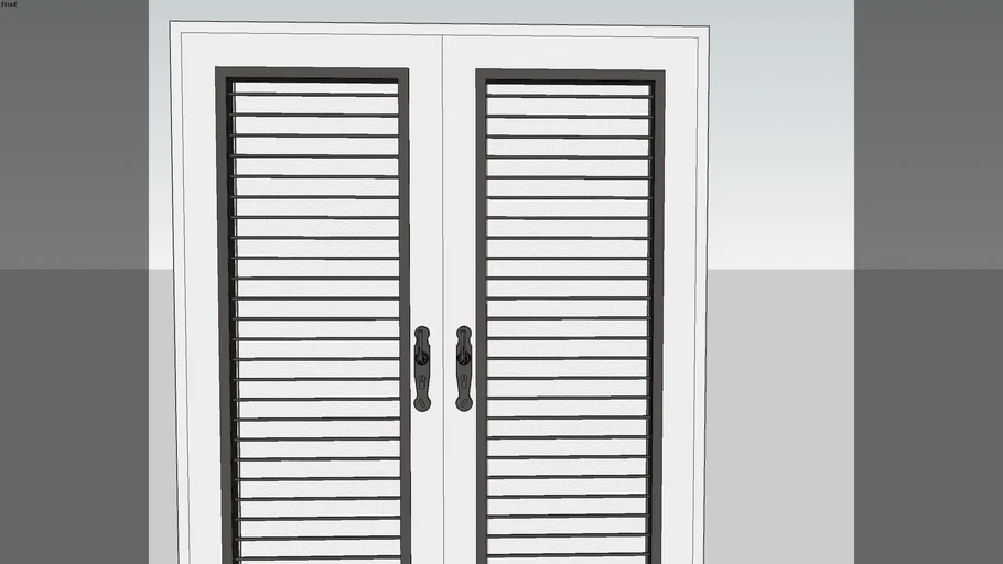 7' x 8' security door