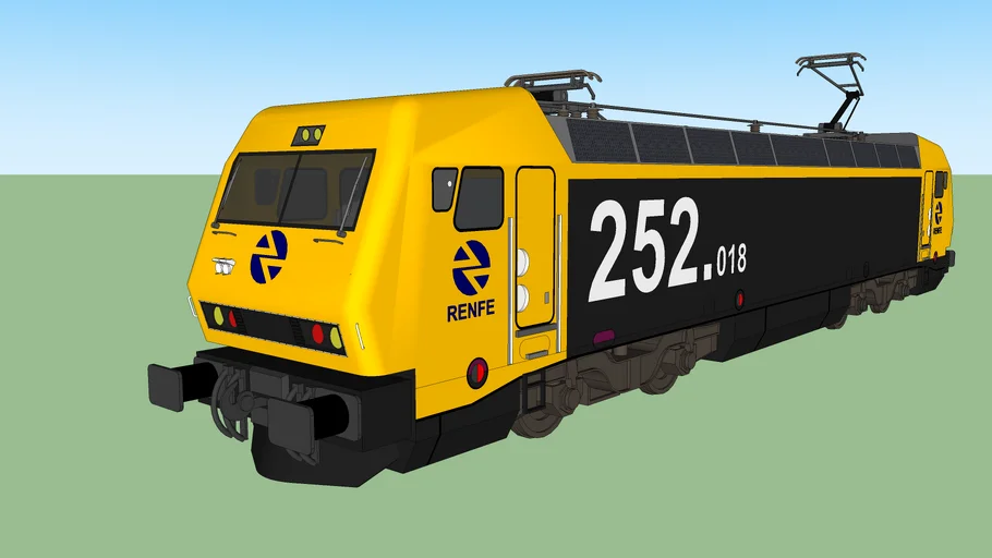Siemens EuroSprinter / UT 252 Renfe pintura TAXI | 3D Warehouse