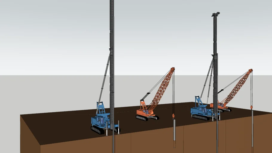 Bendungan Pidekso[Bore Pile]