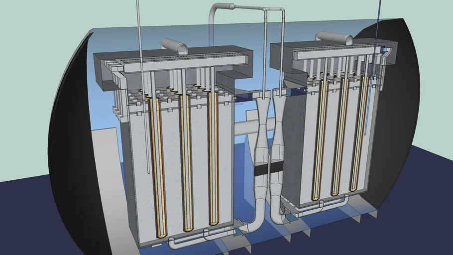 SOFC stack (Siemens-Westinghouse based design)