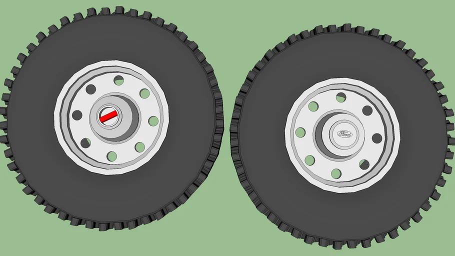 1994.5-1997 "OBS" Powerstroke Alcoa Factory Ford Wheels