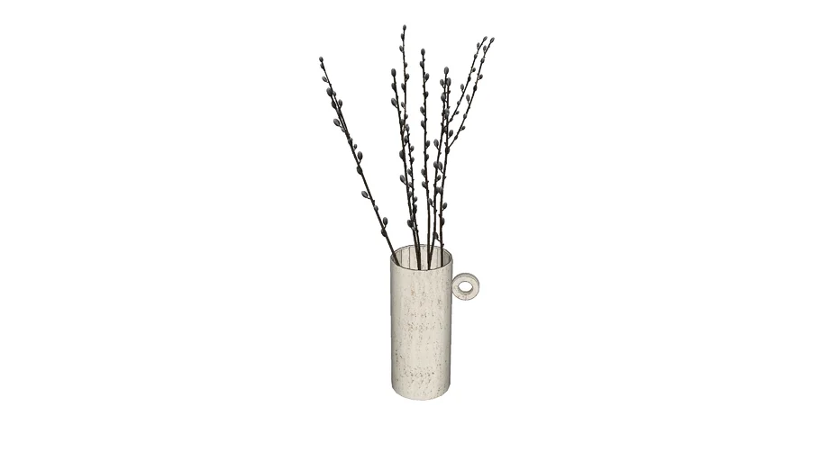 Vaso decorativo com planta 