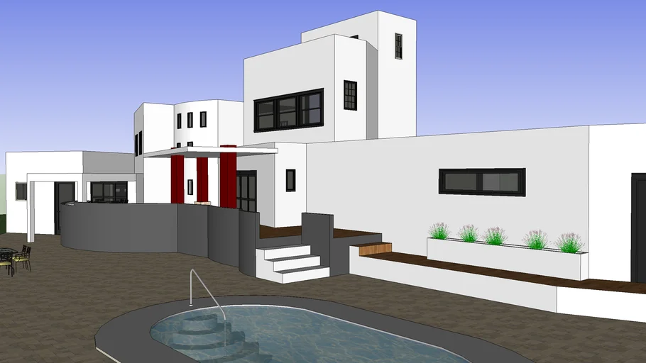 modern mansion