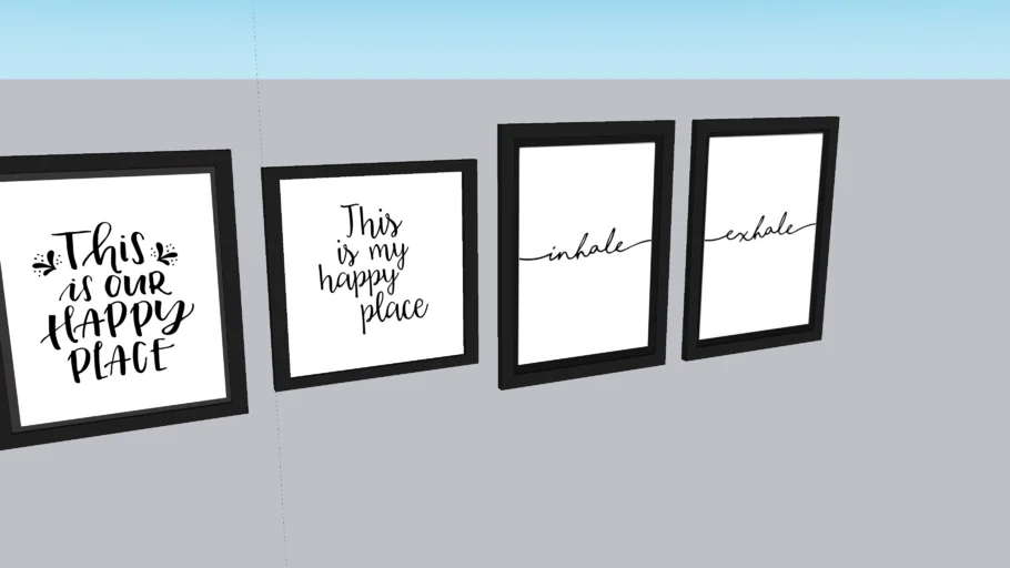 set cuadros decorativos