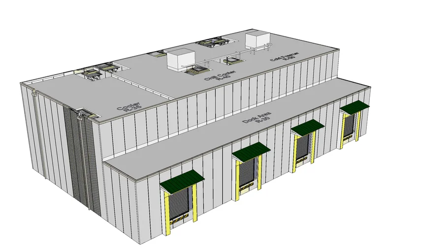GAF Cold Storage Roof Model