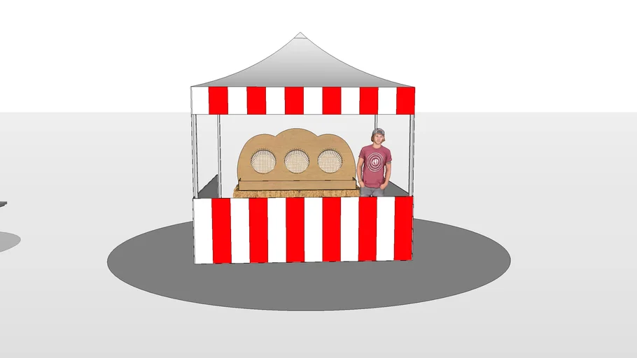 Carnival Game - Bushel Basket Toss