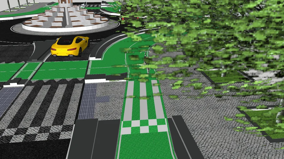 Roundabout | 3D Warehouse