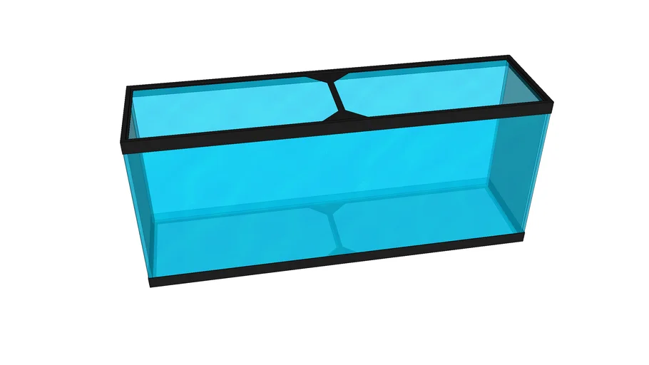 55 Gallon black Aqueon Aquarium