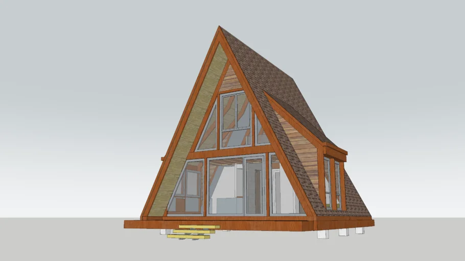 A-Frame Wood House