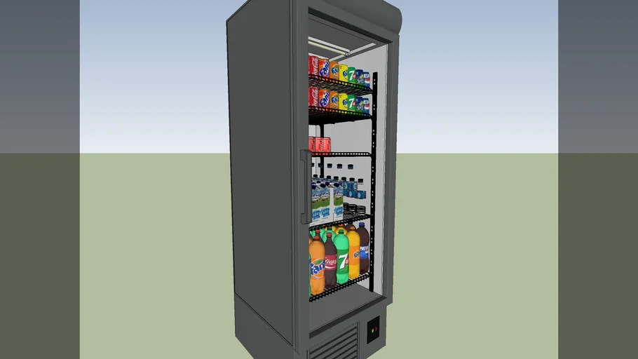 Refrigerator vray ready