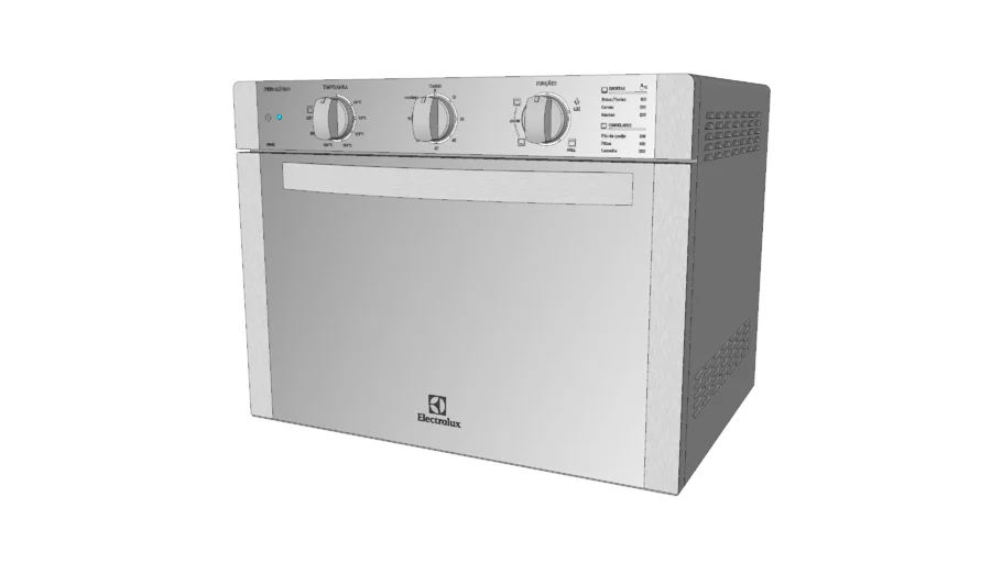 Forno de Bancada Elétrico 44L Inox FB54X Electrolux