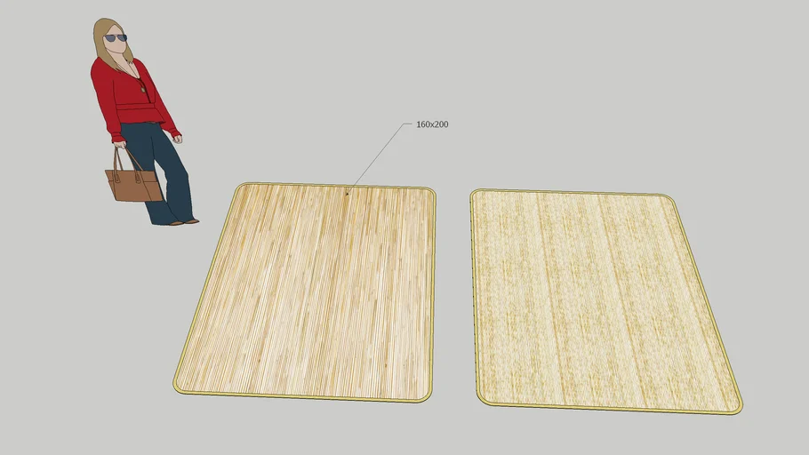 tikar lampit_borneo rattan mat