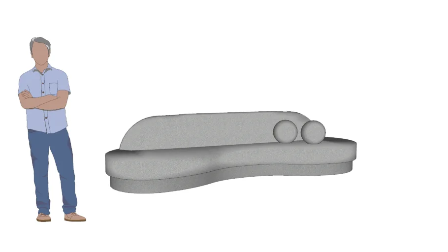 Coup Studio Biomorphic Sofa