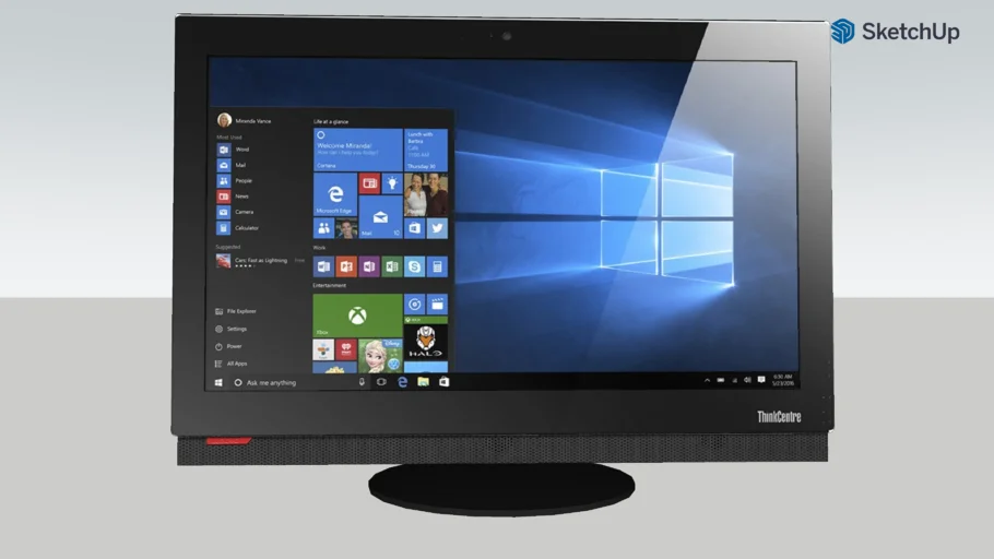 Pc Lenovo ThinkCentre | 3D Warehouse