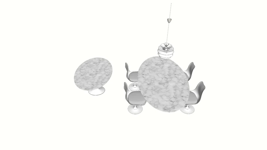 놀 사리넨 오벌 다이닝 테이블 - Konll Saarinene Oval D.table 1980