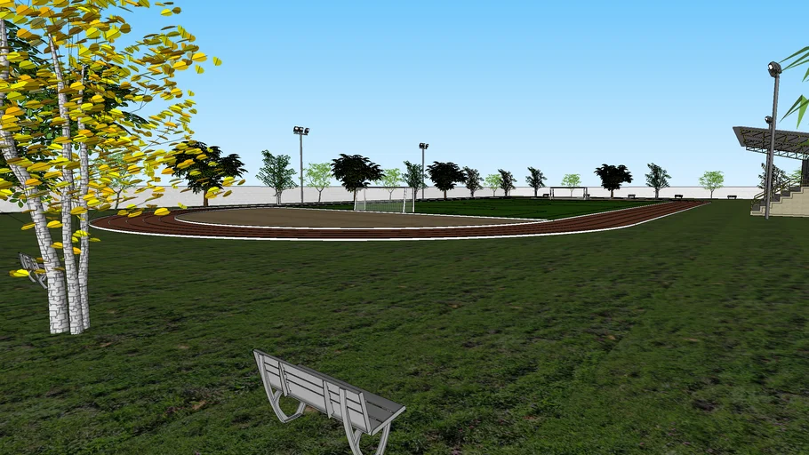 Ovalo Cancha de Futbol