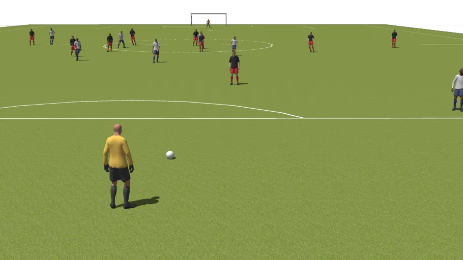 3D Football Players