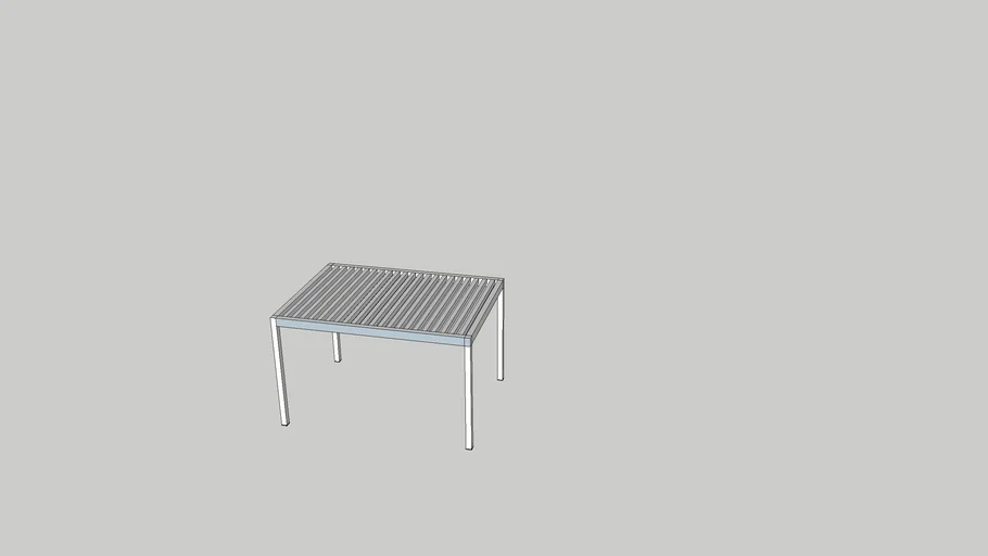 Halo 4m x 3m Rectangular Motorised Aluminium Pergola