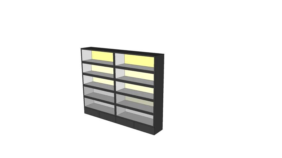 Display cabinet, simple