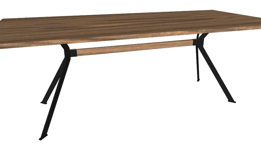 KARE 80759 Table Downtown 220x100cm (Tisch Downtown 220x100cm) 
