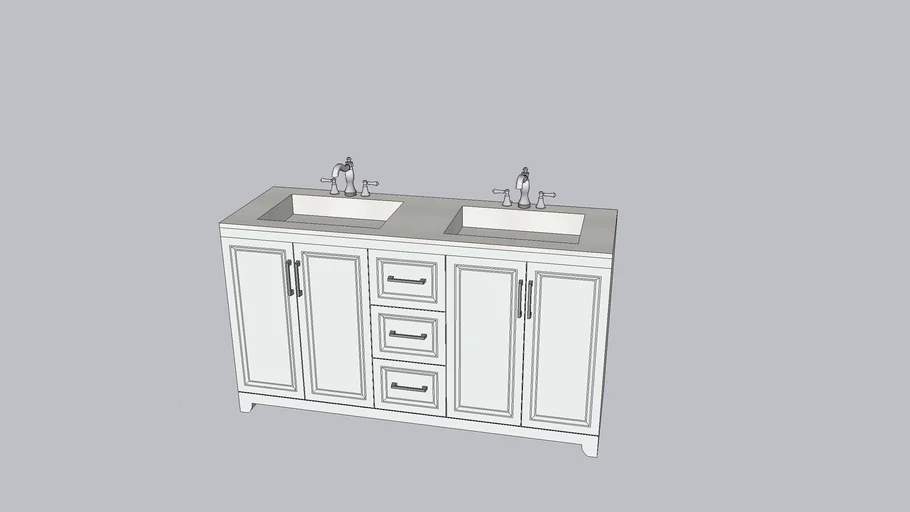 60"AHM VANITY