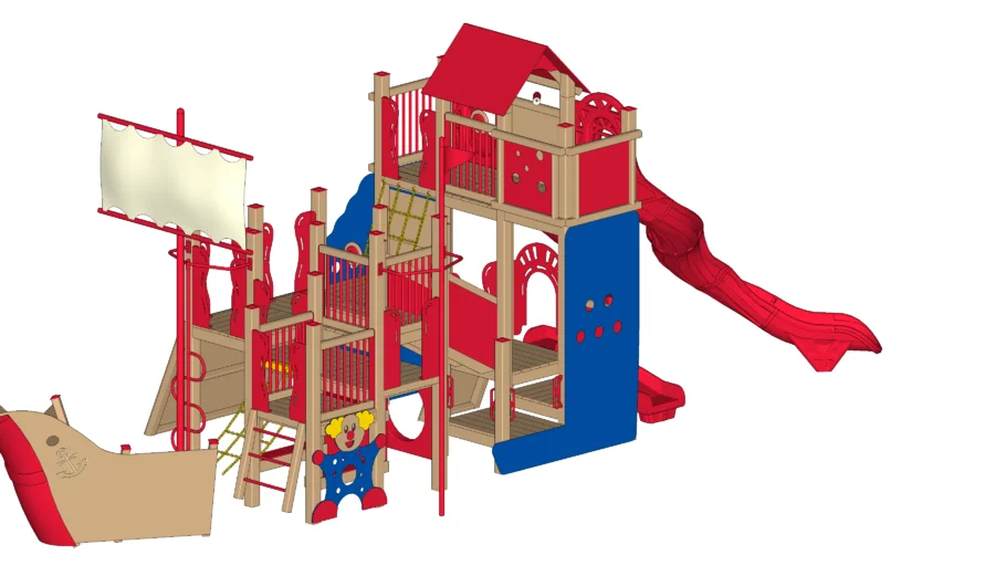 PIRATE SHIP Playground Equipment by Play Mart - Mega