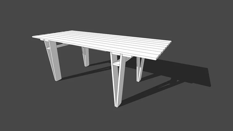 Enzo Mari Autoprogrettazione Table